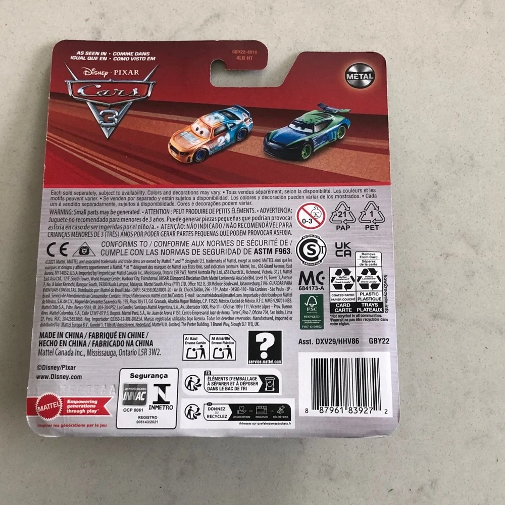 Disney Pixar Cars Speedy Comet Toy Car - Orange and Blue